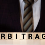 Arbitrage Word Made With Building Blocks, Concept
