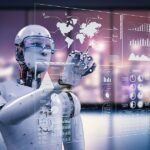 Should I Use A Robo-Advisor For Managing My Investments? Artificial Intelligence And Machine Learning Concept. Neural Net