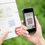 Personal Data Protection With QR Codes Scanning Advertising With Qr Code On Mobile Phone