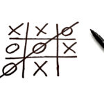 Tic Tac Toe Leisure Game Mental Scribble