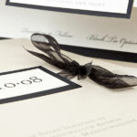 Champagne Colored Wedding Invitation, Shallow Depth Of Field