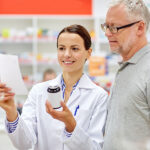 Immune Support for Seniors: Must-Have Medications Guide medicine, pharmaceutics, health care and people concept – happy
